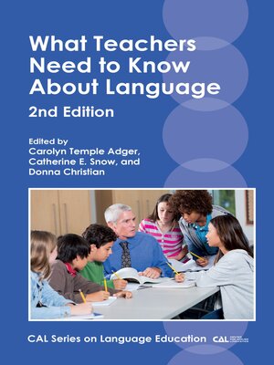 cover image of What Teachers Need to Know About Language